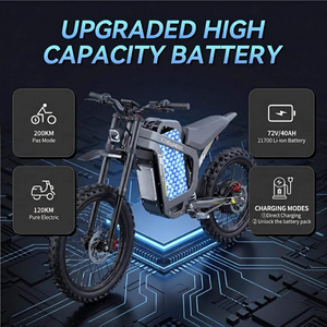 COSWHEEL R19 Potente Bici Elettrica Fuoristrada con Motore da 9000W di Potenza <span class=keywords><strong>e</strong></span> Freno Idraulico - Product Image 2