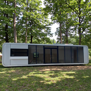 Petites roues de maison avec espace loft Lit design efficace Espace de vie à l'étage Sous l'<span class=keywords><strong>abri</strong></span> mobile d'urgence pour les secours en cas de catastrophe - Product Image 1