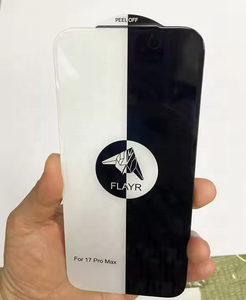 กระจกนิรภัยกันรอยแบบพรีเมี่ยมติดเพชรความคมชัดระดับ HD 9H สำหรับ iPhone 17 PRO <span class=keywords><strong>MAX</strong></span> 16 15 14 13 12ไม่มีขอบสีดำ - Product Image 2