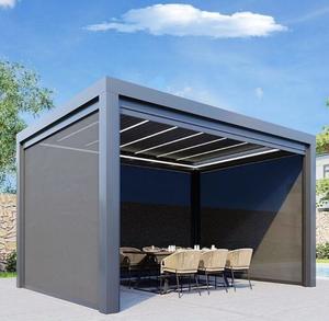 ซุ้มบานเกล็ดปรับได้โลหะพร้อมระบบหลังคาแบนกันน้ำสำหรับใช้ในที่พักอาศัยและอพาร์ทเมนต์ - Product Image 5