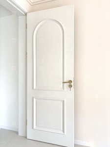 Puertas interiores de madera maciza impermeables modernas, nuevo diseño con accesorios a la venta para aplicaciones de hoteles y dormitorios - Product Image 6