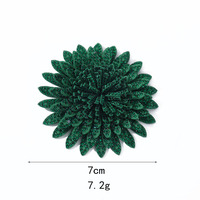 Appliques de fleurs en strass 3D à coudre pour accessoires de corset et chapeaux