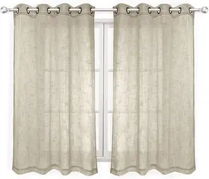 the latest new design wholesale curtain fabric ready made fancy sheer living room window curtains