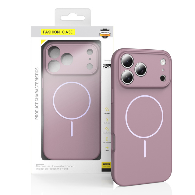 N52 Magnetic Matte Translucent Colorful Shockproof Phone Case Cover With Camera Lens Protector for iPhone 17 16 15 Pro Max Coque