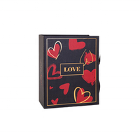 Saint Valentin Flip Book Coffret Cadeau Creative Carton Soie Écharpe Rouge À Lèvres Parfum UV Mode Style 2mm Épaisseur Cosmétiques