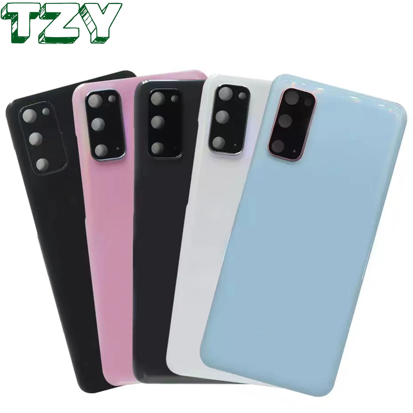 Корпус мобильного телефона задняя стеклянная дверь чехол батарея Крышка для Samsung Galaxy S20 S20PLUS S20ULTRA