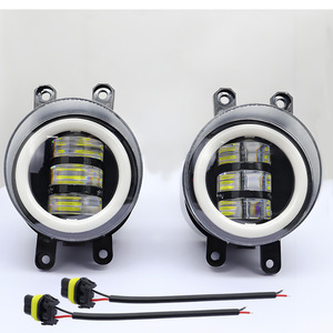 ไฟตัดหมอก LED ขนาด 3.5 นิ้ว QIDEWIN พร้อมรูรับแสงแบบเอียง สีขาวเหลืองสองสี สำหรับกันชนหน้า - Product Image 5