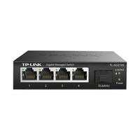 Commutateur Gigabit complet TP-LINK TL-SG2105 1000 Mbps 1 SFP 4 ports RJ45 Prise en charge VLAN Gestion cloud