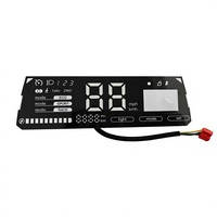 Layar LED Mini (140x42x7mm) untuk Skuter Listrik dan Sepeda Listrik Kukirin G2/G3/G4 dengan Mode ECO/SPORT/RACE