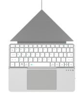 Casing Baru yang Dapat Dilepas, Kompatibel Nirkabel untuk Keyboard Alloy Aluminium Ukuran Penuh 5.2, Penutup untuk iPad//Tablet