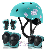 Ensemble de protections pour enfants, garçons et filles, skateboard, vélo, casque, genouillères, coudières, coque rigide, protection contre les chocs
