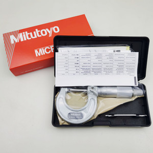 Mitutoyo Outside <b>Micrometer</b> 0-25mm 0.01mm Resolution Precision Measurement Tool - Product Image 1