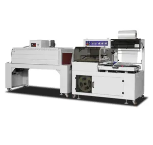 High Quality Fully Automatic L Type Cutting Sealing CD Shrink Wrapping Machine / Card Box Sealing and Cutting Machine for Sale