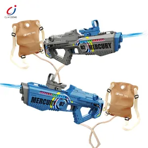 Chengji Детская летняя игра для стрельбы на открытом воздухе Электрический Непрерывный огонь большой емкости рюкзак водяной пистолет 2024 для взрослых