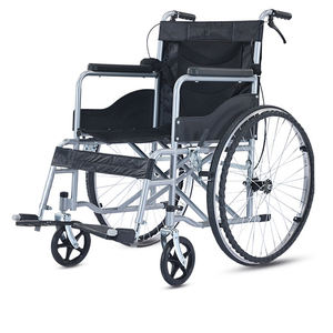 Silla de ruedas de movilidad plegable manual usada médica activa para ancianos y discapacitados con frenos de paraguas adultos brazo fijo - Product Image 1