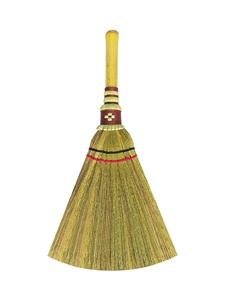 Mini brosse douce en bambou avec manche en bois massif, balai d'herbe, fouet asiatique - Product Image 4