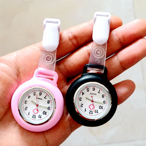 의료 건강 관리 간호사 의사 병원 의대생용 실리콘 클립 온 심플 포켓 시계 선물 - Product Image 5