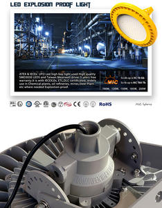 200 Вт промышленный высокопролетный светодиодный светильник IP66 IK09 взрывозащищенный для Hazloc класса I <span class=keywords><strong>Div</strong></span> 2 алюминиевый корпус лампы для складского освещения - Product Image 5