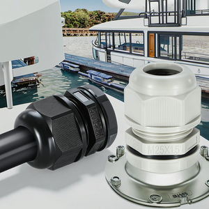 IP68 không thấm nước Nylon nhựa Cable gland nối nhanh chóng phù hợp với <span class=keywords><strong>PG</strong></span> các loại cáp Doanh ROHS chứng nhận - Product Image 5