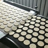 Ligne de production de machines à biscuits entièrement automatiques à capacité personnalisable, motifs personnalisables, biscuits à base de farine