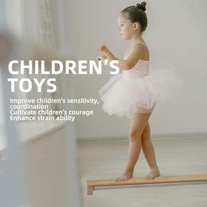 Barre d'équilibre en <span class=keywords><strong>bois</strong></span> de hêtre de 40 pouces <span class=keywords><strong>pour</strong></span> usage domestique, améliore l'équilibre, soulage la fasciite plantaire, renforce les chevilles, exerceur de pieds - Product Image 4