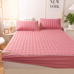 Fodera per letto in poliestere <span class=keywords><strong>3</strong></span> pezzi in tinta unita copri letto <span class=keywords><strong>3</strong></span> pezzi - Product Image 4