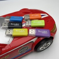 Lector de Tarjetas Mini USB 2.0, Lector de Tarjetas TF Portátil, Compatible con hasta 64 GB para PC y Laptop