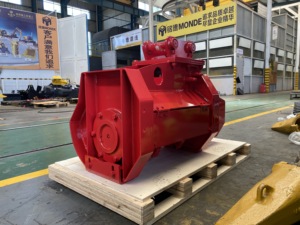 MONDE para Excavadora Caterpillar 349, Trituradora de Madera con Placa de Acero HARDOX para Trituración de <span class=keywords><strong>Pino</strong></span> de Larga Duración - Product Image 3