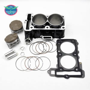 ชุดลูกสูบแหวนลูกสูบปะเก็นอะลูมิเนียมสำหรับรถมอเตอร์ไซค์ Kawasaki <span class=keywords><strong>Z250</strong></span>-K Ninja250 67มม.*2 250ซีซี สำหรับดัดแปลง - Product Image 1