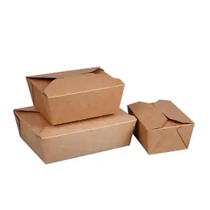 Wholesale kraft paper pasta box for packaging