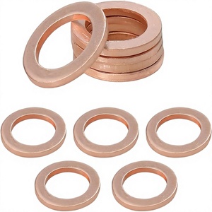 Arandelas planas de cobre para la junta del tapón de drenaje del cárter de aceite de Mercedes Benz 007603 014106 - Product Image 1