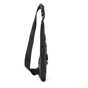 Großhandel Grau Qualität Kleine Größe Wasserdicht Linke und Rechte Schultern Cross body Sling Business Man Tasche Premium Brusttasche - Product Image 4