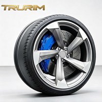 Jantes en acier Trurim tout-terrain 4x4 16x8 17x9 pouces 6x139.7 pour Toyota 4Runner Jeep Wrangler Ford Bronco Ranger avec anneaux de blocage