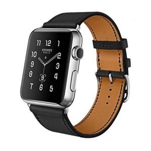 Smart Montre En Cuir Véritable Sangles Bandes Pour Cuir <span class=keywords><strong>Bracelet</strong></span> Montre <span class=keywords><strong>Apple</strong></span> 38mm 42mm <span class=keywords><strong>Adaptateur</strong></span> - Product Image 6