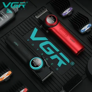 VGR V-001フェードブレード高速サロンシリーズコードレスプロフェッショナル充電式メタルバリカン男性用