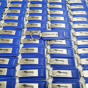 Car Leather Keyring Manufacturer Wholesale Sublimation Key Chain Custom Brand Logo Name Souvenir Promotional PU Leather <b>Keychain</b> - Product Image 5