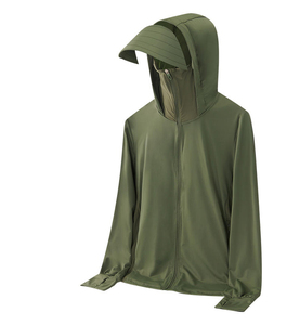 Manteau décontracté de protection solaire à séchage rapide avec chapeau à capuche-<span class=keywords><strong>Veste</strong></span> <span class=keywords><strong>anti</strong></span>-<span class=keywords><strong>UV</strong></span> par Sun-protective Clothing - Product Image 5