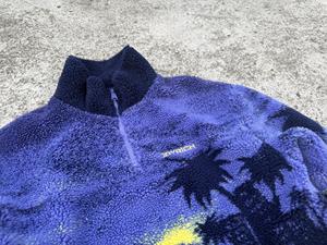 Sweat-shirts à capuche surdimensionnés unisexes en polaire brossée Sherpa épaisse avec impression DTG par sublimation personnalisée, patchwork, fermeture éclair, pour l'hiver, fabriqués par un fabricant - Product Image 5