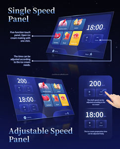 Banc de congélation 24L/H buse unique arc-en-ciel Gelato manuel fait <span class=keywords><strong>à</strong></span> la main italien sorbetière <span class=keywords><strong>Machine</strong></span> - Product Image 3