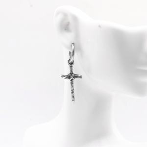 Boucles d'oreilles clous personnalisées pour hommes en acier inoxydable 316L, étanches, hypoallergéniques, style gothique, épée, vintage, punk rock pour hommes - Product Image 3