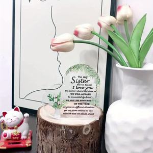 Venta caliente Diytree marca acrílico en forma de corazón recuerdo <span class=keywords><strong>hermana</strong></span> a <span class=keywords><strong>hermana</strong></span> regalo de <span class=keywords><strong>cumpleaños</strong></span> - Product Image 6