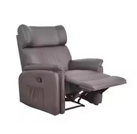 Fauteuil inclinable électrique moderne à dossier haut pour cinéma maison, avec fonction de levage électrique
