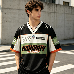 ODM Hochwertige Maßgefertigte Sublimations-Fußballuniform Atmungsaktives Schnelltrocknendes Fußballtrikot mit Eigenem Logo, Nummer und Teamnamen Großhandel - Product Image 6