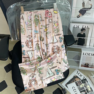 ชุดนอนแขนยาวลายเสือการ์ตูน<span class=keywords><strong>ใหม่</strong></span>จากเน็ตฟลิกซ์ ผ้าไหมเทียมคุณภาพสูง ชุดนอนผู้หญิงแบบมีปก ชุดนอนสองชิ้น - Product Image 6