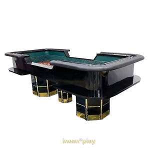 Table de Craps Professionnelle Qualité Casino Portable avec Design Personnalisé, Éclairage et Motif Personnalisable, Caoutchouc – Prix Abordable - Product Image 4