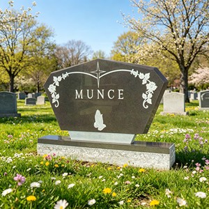 Stèle funéraire en marbre blanc de style européen avec sculpture florale, sculptée à la main, élégante, pour cimetière, <span class=keywords><strong>pierre</strong></span> <span class=keywords><strong>tombale</strong></span> commémorative - Product Image 3