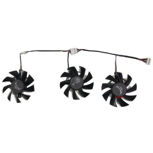 T128015SU, ventilador de tarjeta gráfica, enfriador de GPU, para <span class=keywords><strong>ASUS</strong></span> TUF3 RX <span class=keywords><strong>5700</strong></span> <span class=keywords><strong>XT</strong></span> 8G GAMING OC, <span class=keywords><strong>ASUS</strong></span> TUF GTX 1660 GAMING X3 - Product Image 2