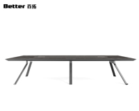 Table de conférence haut de gamme luxueuse, design moderne et contemporain, bois avec MDF pour bureau, école, hôtel, salle de conférence