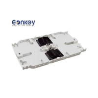 12F/24F nampan Splice serat ABS dapat ditumpuk-Universal cocok untuk panel Patch & ODFs (plastik putih, kepadatan tinggi)