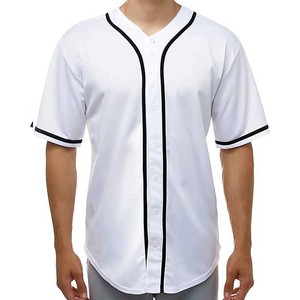 Kaus Baseball Custom grosir kualitas tinggi, kaus seragam pria, kaus olahraga, Jersey bisbol, bordir kustom - Product Image 3
